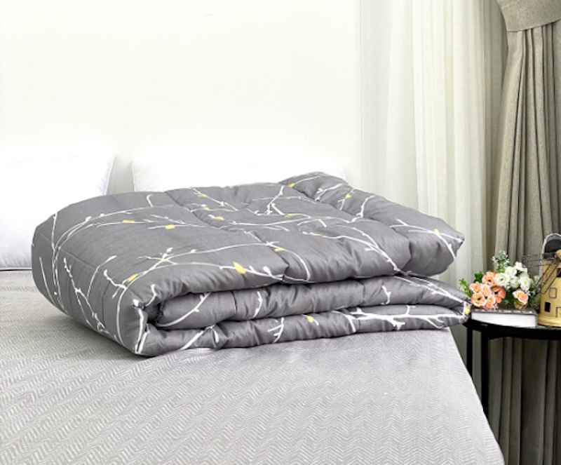 Chăn Hè Microfiber Xám Everon Lite 1