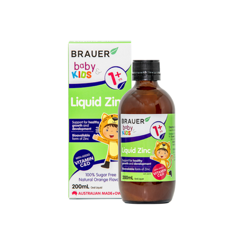 Siro Ăn Ngon Brauer Baby & Kids Liquid Zinc 1