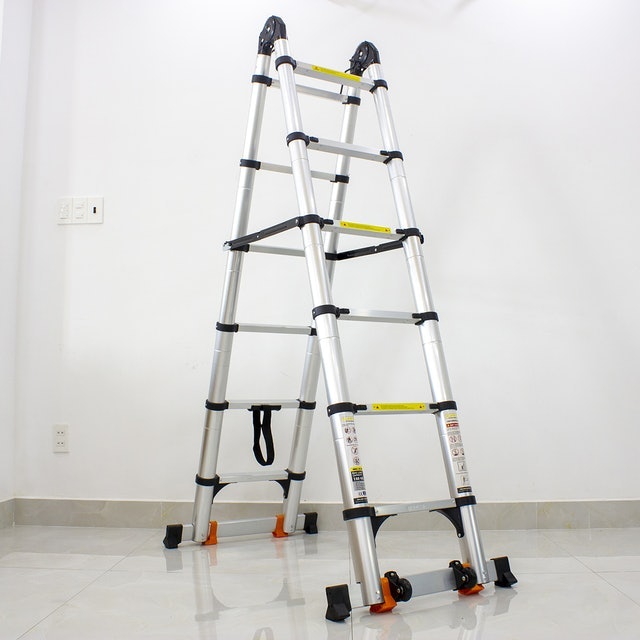 Thang Nhôm Rút Chữ A Sumika  3