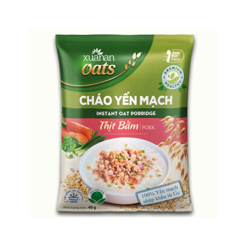 Cháo Yến Mạch Thịt Heo Bằm Xuân An 1