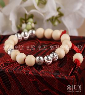 Vòng Dâu Tằm 9 Bi Bạc 1