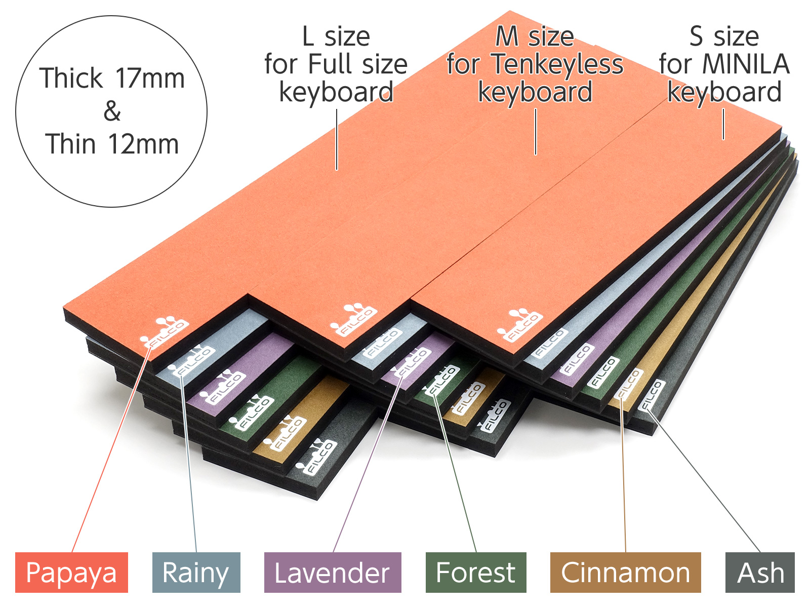 Kê Tay Bàn Phím Filco Majestouch Wrist Rest "Macaron" 2