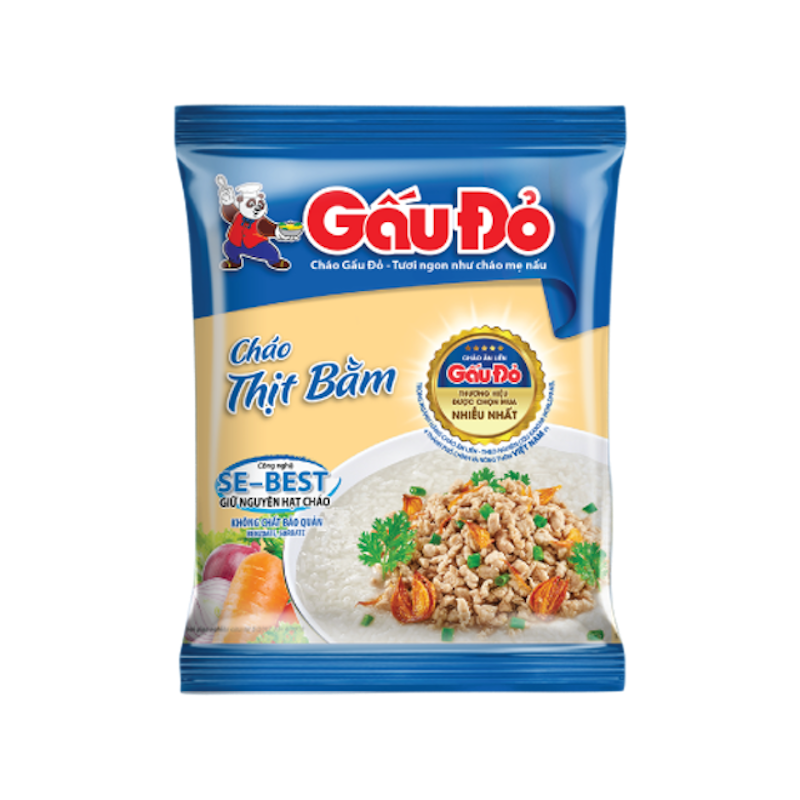 Cháo Thịt Bằm Gấu Đỏ 1