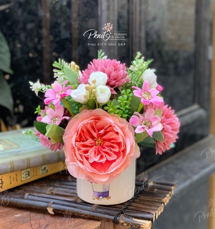 Chậu Hoa Giả Mini PKND  3