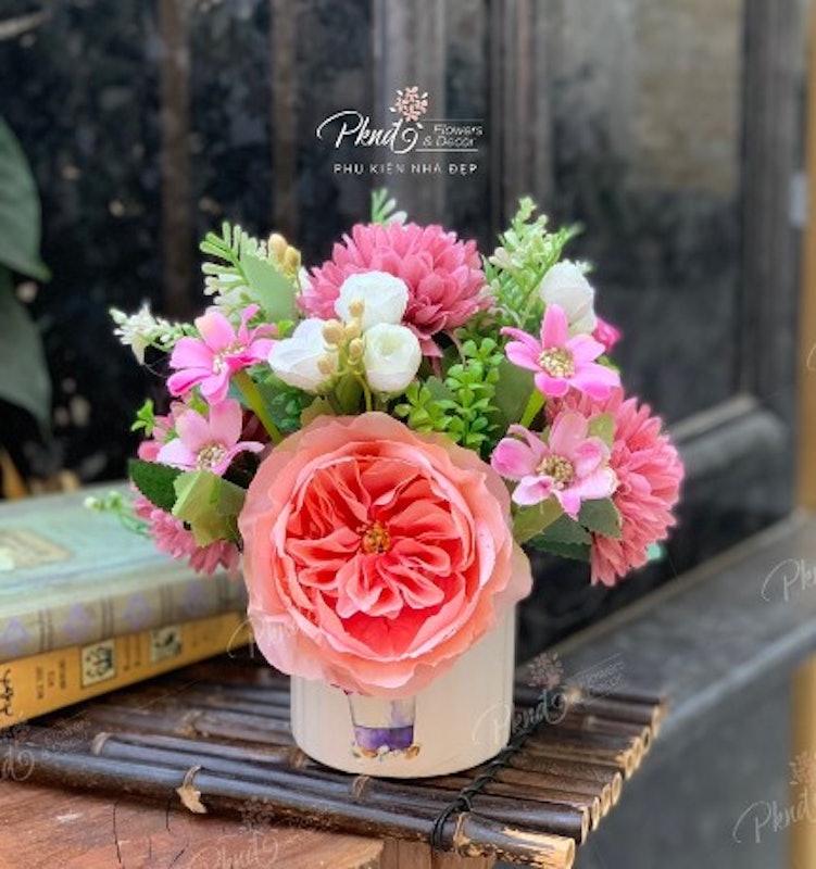 Chậu Hoa Giả Mini PKND 3