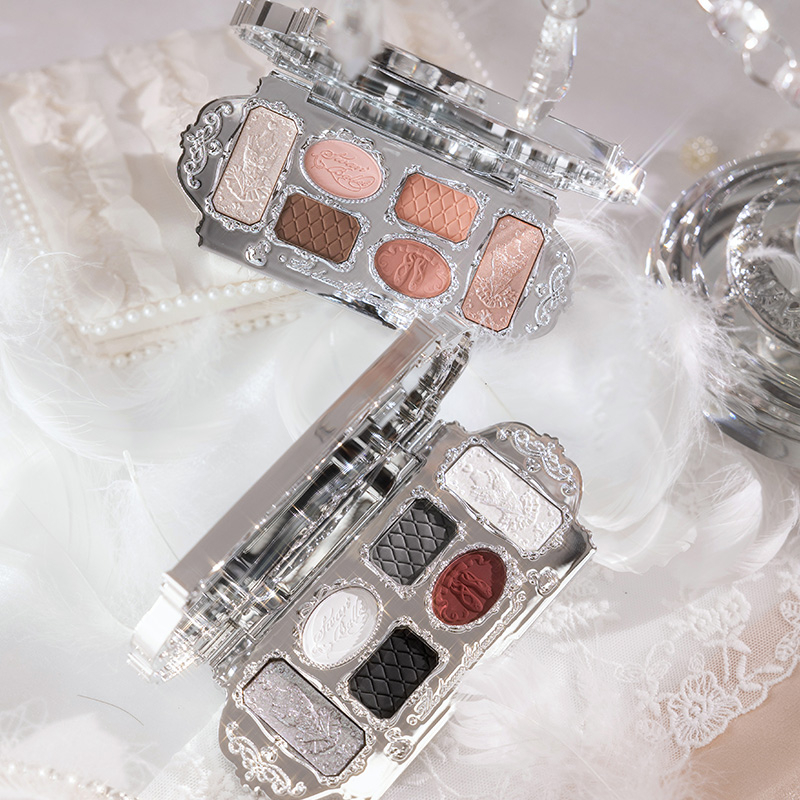 Flower Knows Swan Ballet Six-Color Makeup Palette 3