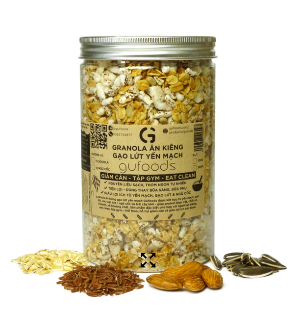 Granola Ăn Kiêng Gạo Lứt Yến Mạch 1