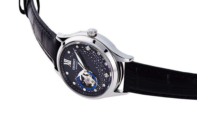Đồng Hồ Nữ Dây Da Orient Contemporary Semi Skeleton  3