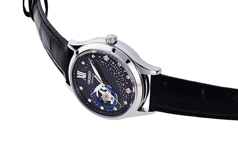 Đồng Hồ Nữ Dây Da Orient Contemporary Semi Skeleton 3