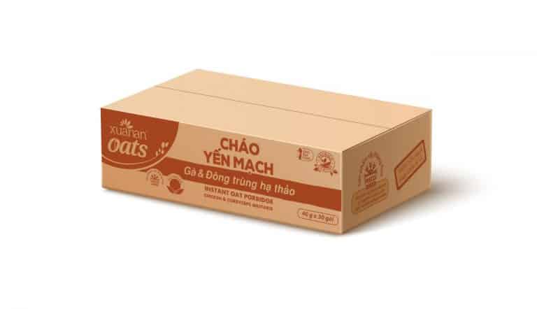 Cháo Yến Mạch Thịt Gà Đông Trùng Hạ Thảo Xuân An 2