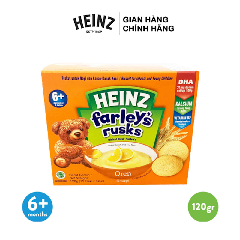 Bánh Quy Ăn Dặm Heinz Farley's Rusks 1