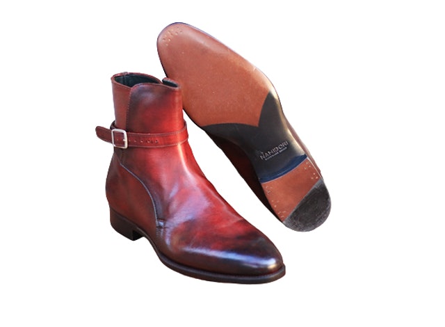 Giày Boots Da Bê NAMIDORI Jodhpur Boots 4