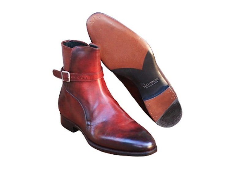 Giày Boots Da Bê NAMIDORI Jodhpur Boots 4