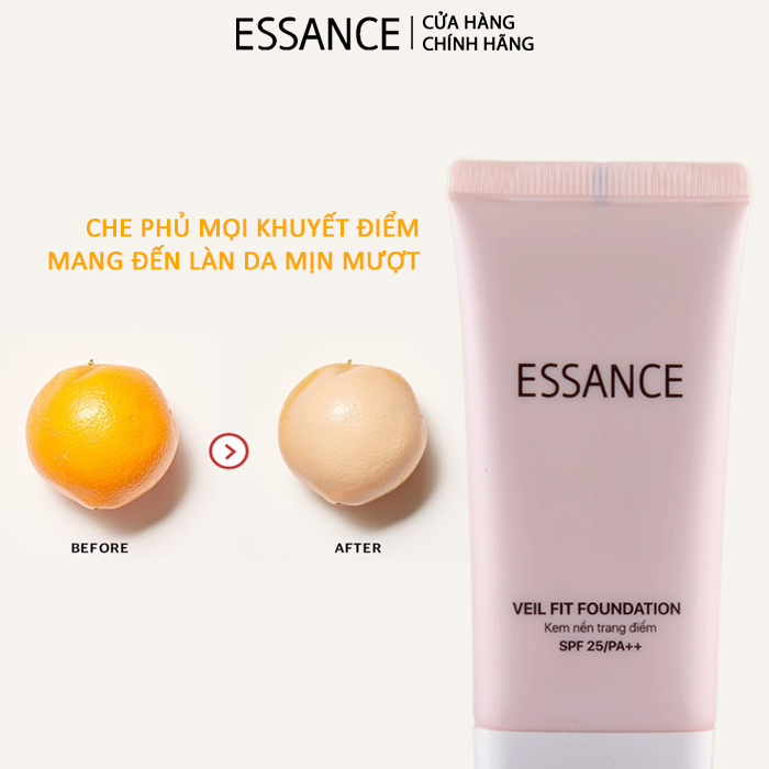Kem Nền Essance Veil Fit Foundation SPF25 PA++ 1