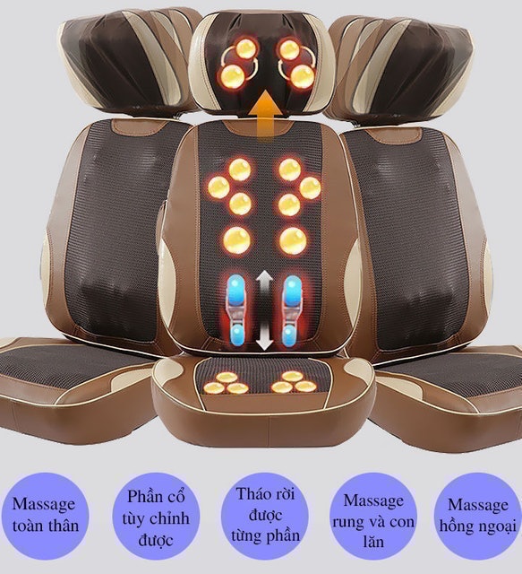 Đệm Massage FUKI JAPAN FK-A80 Thế Hệ Mới 2