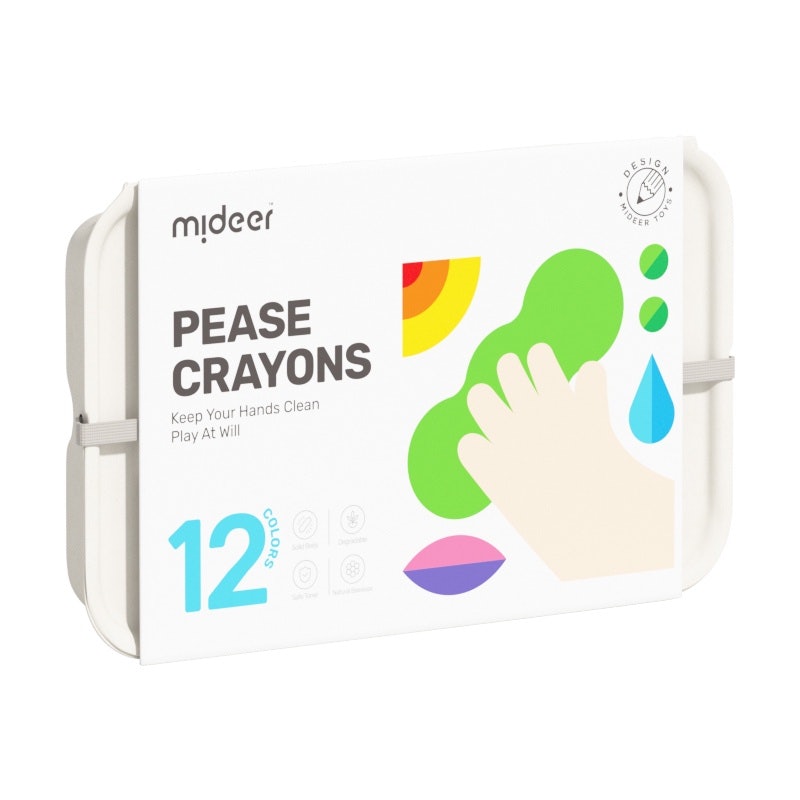 Màu Sáp Lụa Hạt Đậu Pease Crayons 2
