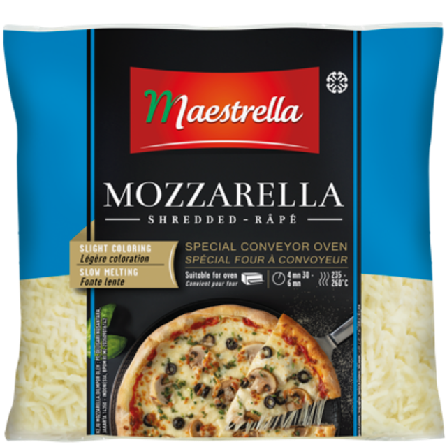 Phô Mai Mozzarella Bào Sợi 45% Fat IDM Đông Lạnh 1