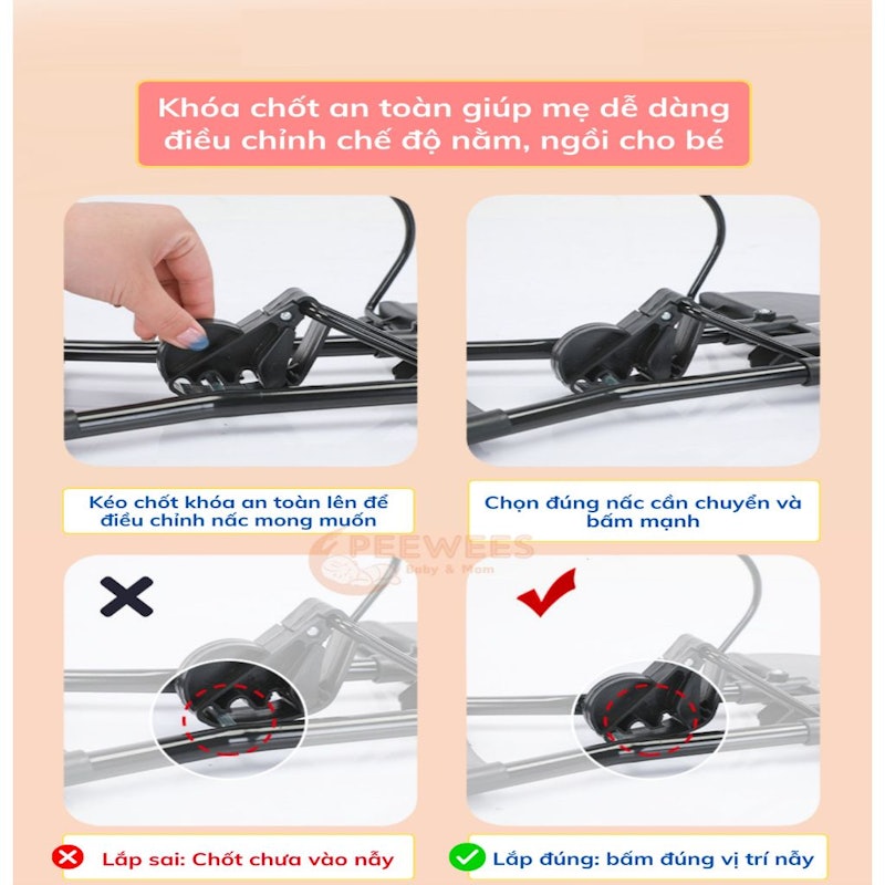 Ghế Nhún Rung Cao Cấp Chống Võng Lưng 4