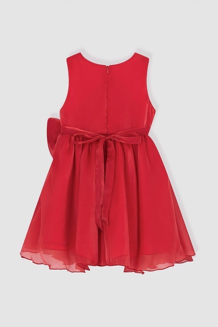 Váy nhung cho bé gái 38 tuổi màu đỏ thêu thỏ và cành hoa Đầm thu đông trẻ  em hàng thiết kế chất liệu cao cấp  Lazadavn