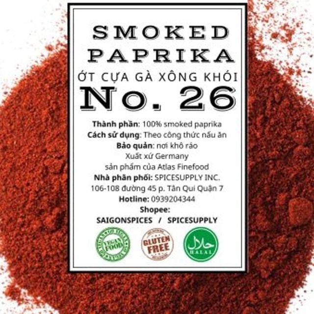 Bột Ớt Cựa Gà Xông Khói Smoked Paprika No.26 2