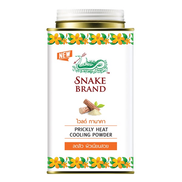 Phấn Lạnh Snake Brand Prickly Heat Cooling Powder 2
