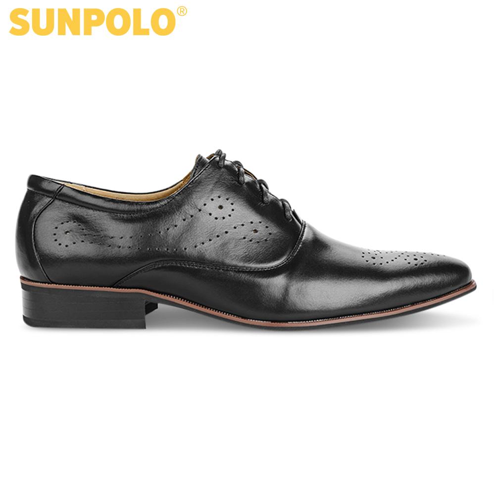 Giày Nam Da Bò Cao Cấp SUNPOLO SUMU0038 5