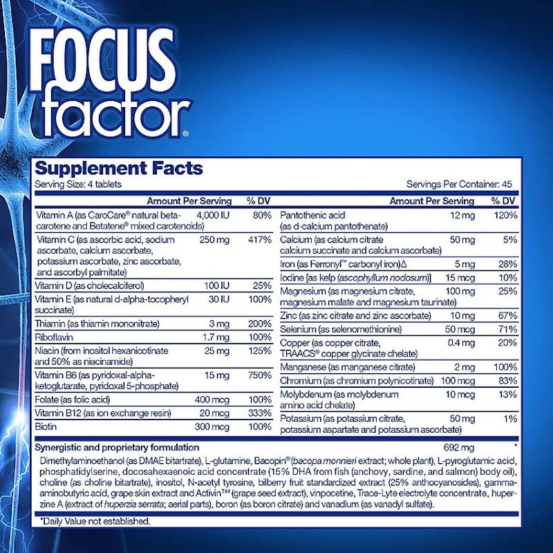 Viên Uống Bổ Não Focus Factor 2