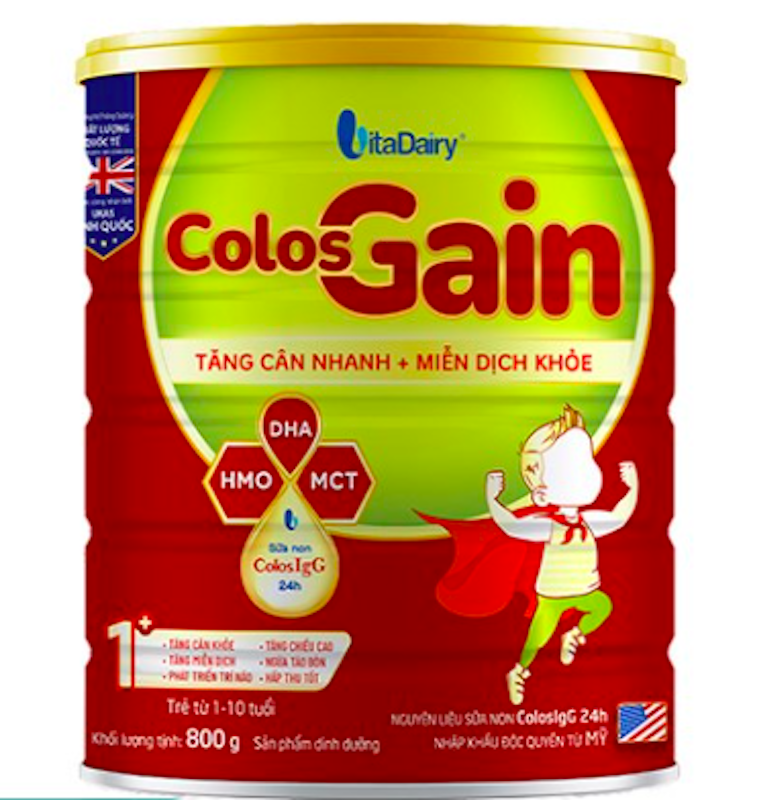 Sữa Bột Colos Gain 1+ 1