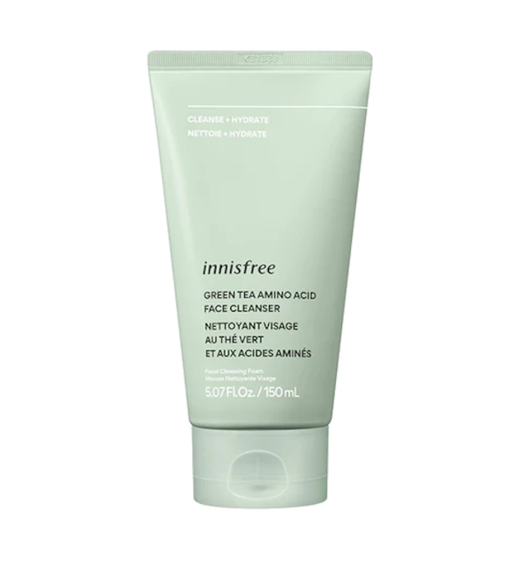 Sữa Rửa Mặt Trà Xanh Green Tea Hydrating Amino Acid Cleansing Foam 1