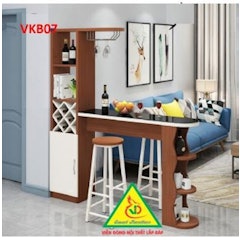 Tủ Rượu Kết Hợp Quầy Bar Mini