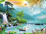 Top 10 Tranh Dán Tường 3D tốt nhất hiện nay (Tư vấn mua) 5