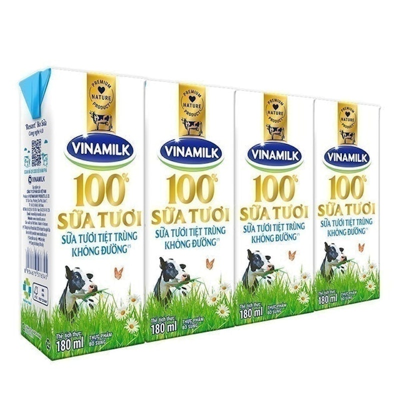 Sữa Tươi Tiệt Trùng Vinamilk 180ml 4
