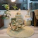 ONGTRE Thảm Cói Trải Sàn Hình Tròn Decor Nhà Cửa 1