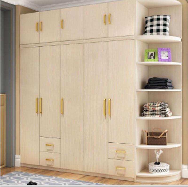 Tủ Quần Áo Có Kệ Trang Trí 1