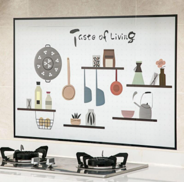 Decal Dán Bếp Họa Tiết 3D 3