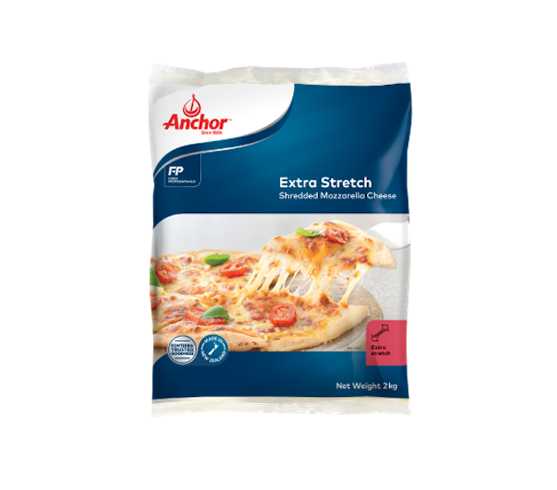 Phô Mai Mozzarella Bào Sợi Anchor Extra Stretch 1