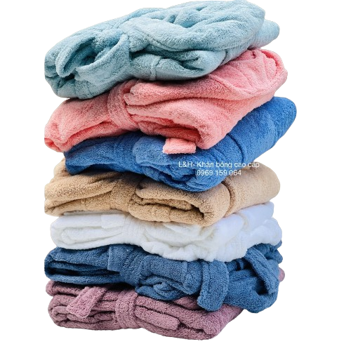 Áo Choàng Tắm Lông Cừu L&H 1