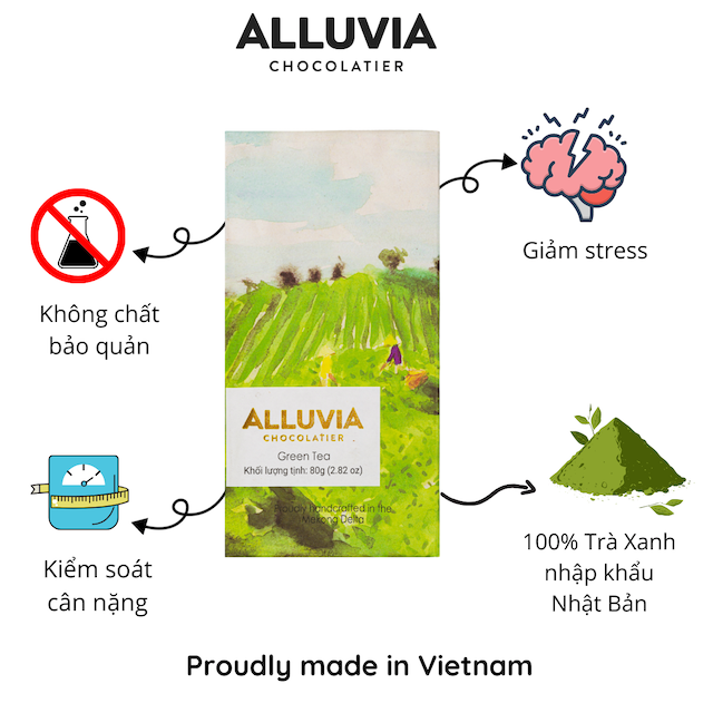 Socola Trắng Trà Xanh 1