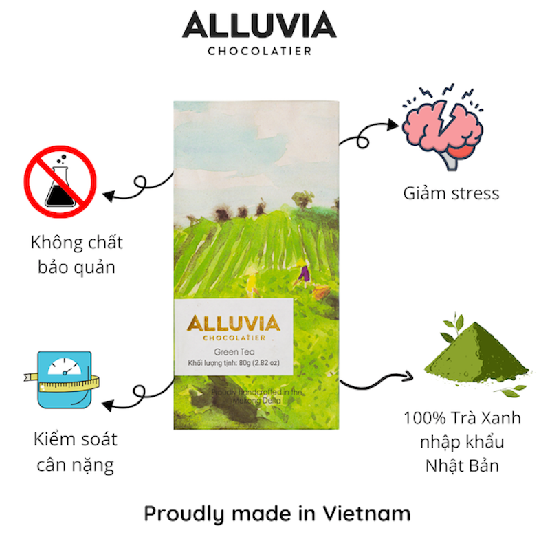 Socola Trắng Trà Xanh 1