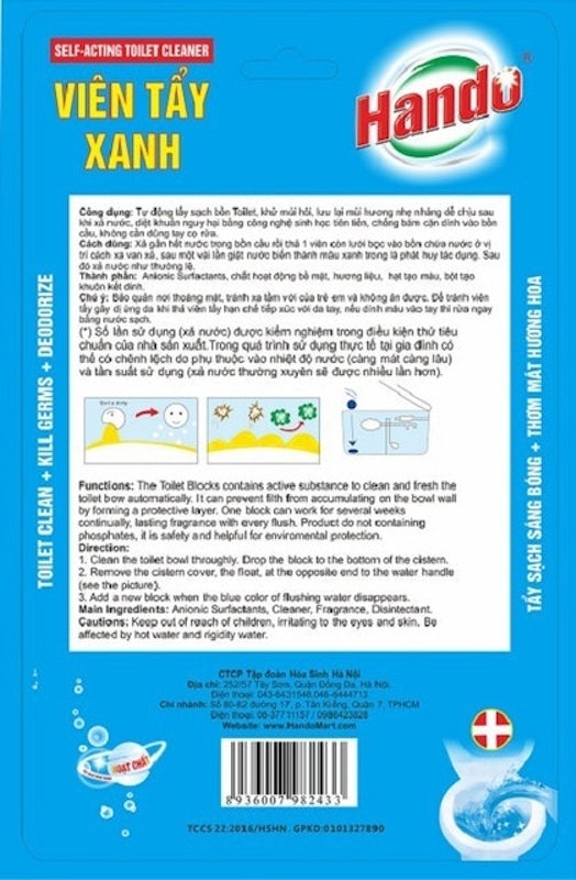 Viên Tẩy Bồn Cầu Hando 2