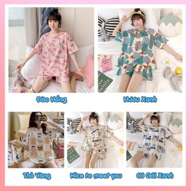 Đồ Bộ Đùi Cộc Tay 2