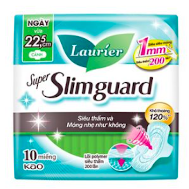 Băng Vệ Sinh Laurier Siêu Mỏng Bảo Vệ 1mm 1