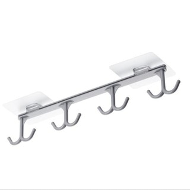  Móc Treo Dán Tủ Bếp Đa Năng 4 Móc Cabinet Shelf 1