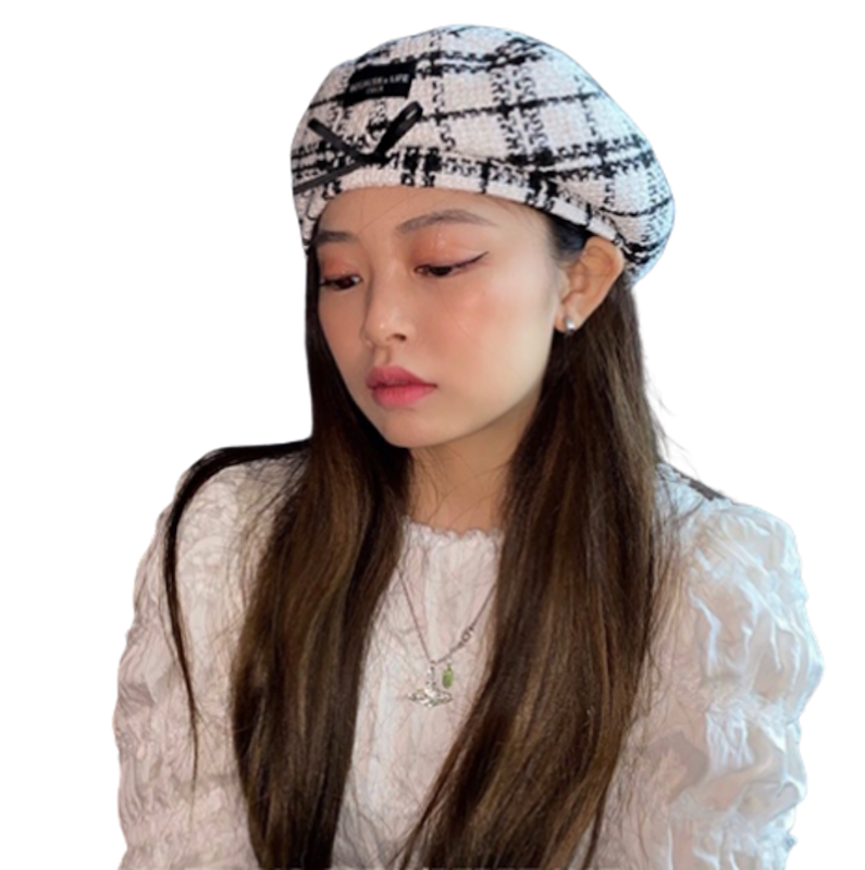 Mũ Nồi MG STUDIO Vải Tuýt Phối Nơ 3