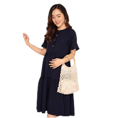 Đầm Bầu Dáng Babydoll Lisa