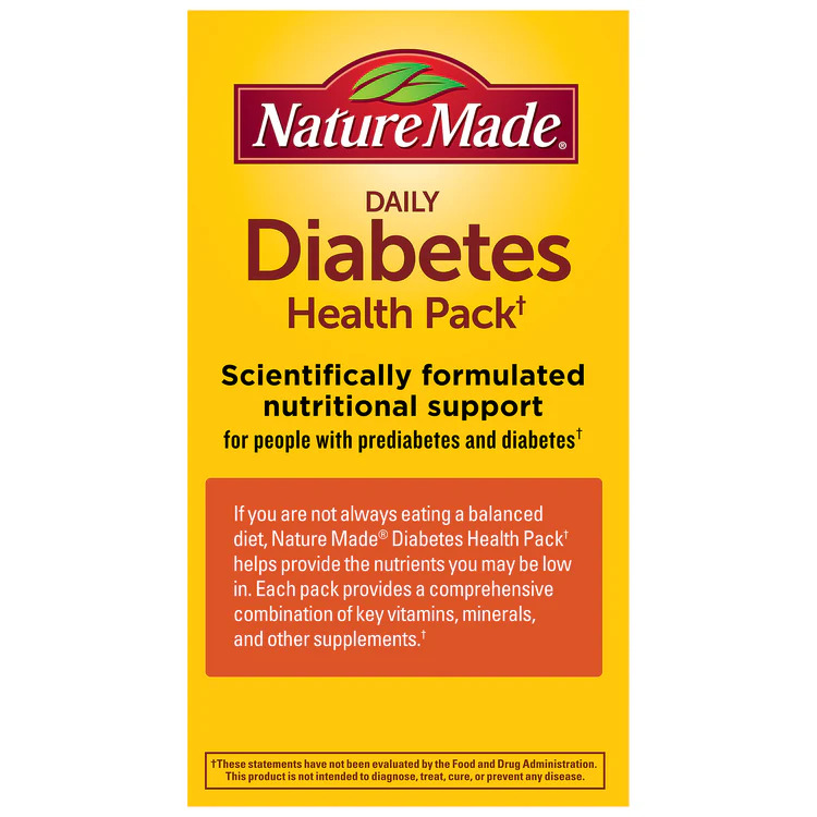 Nature Made Daily Diabetes Health Pack  2