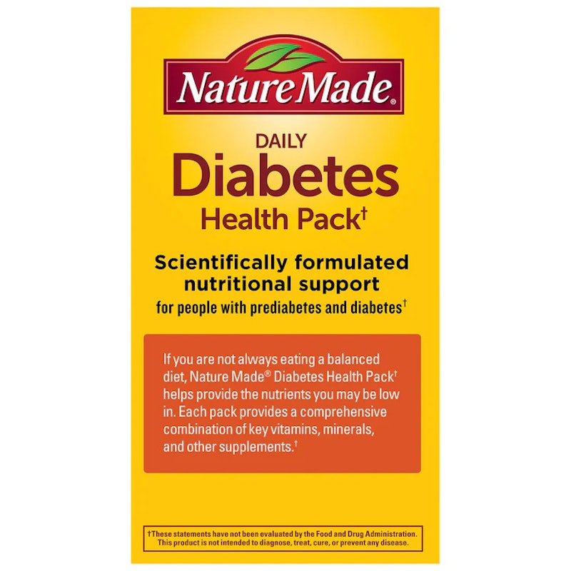 Nature Made Daily Diabetes Health Pack 2