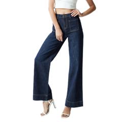 Quần Jeans Nữ Dáng Loe Rộng. PREMIUM FLARED JEANS - 220WD1084P1980
