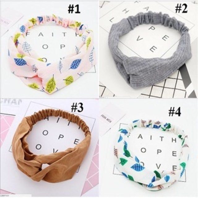 Khăn Turban Voan Chéo  2