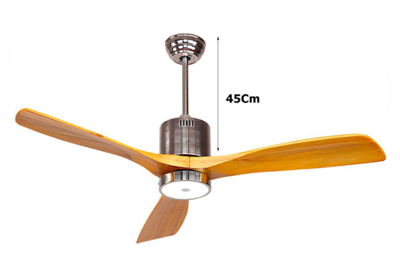 Quạt Trần 6 Đèn Led 3 Cánh Gỗ 1